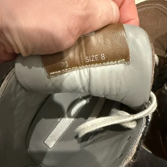 Modern Vintage Brown and Tan Athletic Shoes - Picture 2 of 6